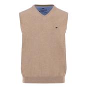 Slipover Superfine Sweater - Beige - L