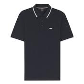 Parlay Contrast Tipped Polo Shirt - Navy - M image