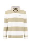 Rugby Polo Stripe - White - M image