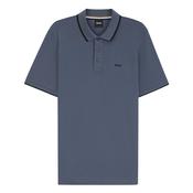 Parlay Contrast Tipped Polo Shirt - Blue - M image