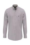 Poplin Check B.D. 1/1 - Red - M