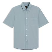 Relegant_6 Short Sleeve Poplin Shirt - Blue - M image