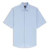 Rash Cotton Oxford SS Shirt - Blue - M