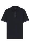 H-Parlay Cotton Polo Shirt - Navy - M image