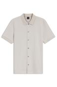 H-Powell Bubble-structure Regular-fit Polo Shirt - Beige - S image