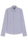 Printed Liam Stetch Jersey Shirt - White - M image