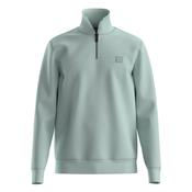 Zetrust Cotton-Terry Half Zip Sweatshirt - Mint - M image