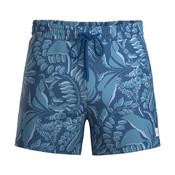 Piranha Print Swim Shorts - Blue - S