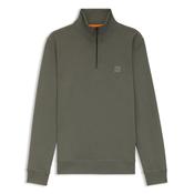 Zetrust Cotton-Terry Half Zip Sweatshirt - Mushroom - S image