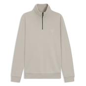 Zetrust Cotton-Terry Half Zip Sweatshirt - Grey - S image