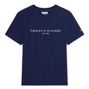 Linear Logo Embroidery T-Shirt - Navy - S image