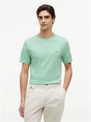 Flag Embroidery Crew Neck T-Shirt - Cut Grass Green - S image
