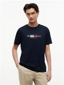 Script Flag T-shirt - Navy - M image
