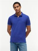 Heritage Regular Fit Stripe Trim Polo Shirt - Blue - S image