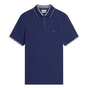 Heritage Regular Fit Stripe Trim Polo Shirt - Navy - S image