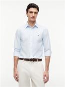 Flex Poplin Small Flag Logo Shirt - Blue - S image