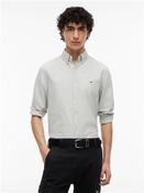 Regular Fit Flag Embroidery Oxford Shirt - Green - S image