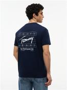 Reg Sign Flag Graphic Logo T-shirt - Navy - XS image