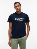 Logo Slim Fit Graphic T-Shirt - Navy - S image