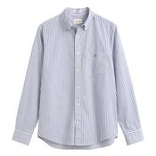 Poplin Regular Fit Stripe Shirt - Blue - M image