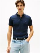 Liquid Cotton Tipped Polo Shirt - Navy - L image