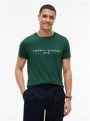 Tommy Logo Tee L6k - Green - S image
