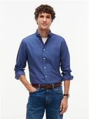 Solid Heritage Button Down Oxford Shirt - Blue - S