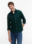 Solid Heritage Button Down Oxford Shirt - Green - S