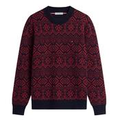 Aop Fairisle Cotton Sweater - Multi - S image
