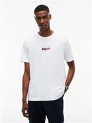 Small Flag Brand Love T-shirt - White - S image