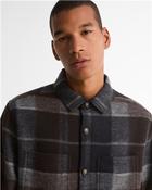 Woodlane Brushed Check Overshirt - Multi - M image