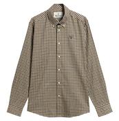 Finkle Tailored Gingham Shirt - Beige - M image