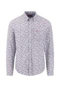 Flower Print B.D. Cotton Shirt - Pink - M image