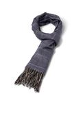 Soft Check Scarf - Blue - One image