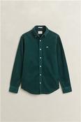 Reg Corduroy Shirt - Green - M