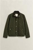 Quilted Jacket - Green - M