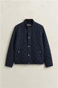 Quilted Jacket - Navy - M