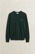 Cotton Crew Neck Sweater - Green - M