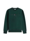 Tommy Logo Sweatshir Mbn - Green - XS