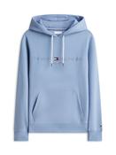 Tommy Logo Hoody C2b - Blue - XS