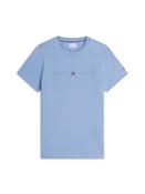 Tommy Logo Tee C2b - Blue - XS