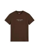 Slim Ny Linear Chest T-shirt - Brown - XS