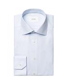 Light Blue Solid Royal Oxford Shirt - Blue - 39