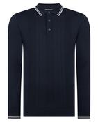 Remus L/S Polo - Navy - M image