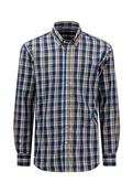 Big Check Shirt - Navy - M image
