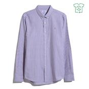 Brewer Stripe Long Sleeve Shirt - Wine - S image