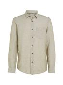 Linen Cotton Regular Shirt - Green - 2XL image