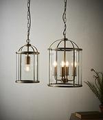 Lambeth Large 4 Light Pendant Antique Brass image