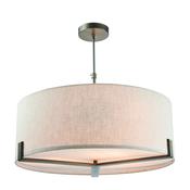 Hayfield Ceiling Light - Brushed Bronze with Natural Linen Shade image
