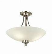 Welles Semi-flush Satin Nickel image